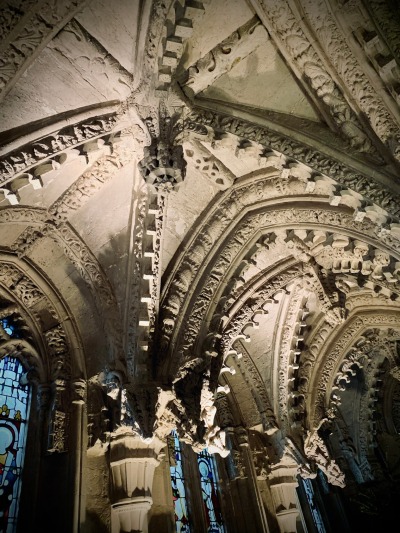 8 Pointed Star- Rosslyn Chapel, taken by the author. 